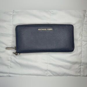 Michael Kors black leather wallet